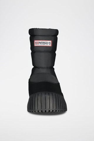 Leren Snowboots Opluie - Zwart