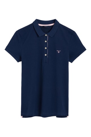 Polo slim - Bleu foncé