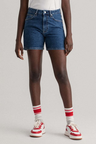 Short en jean - Bleu marine