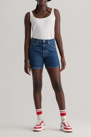 Short en jean - Bleu marine