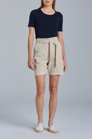 Short taille haute - Beige