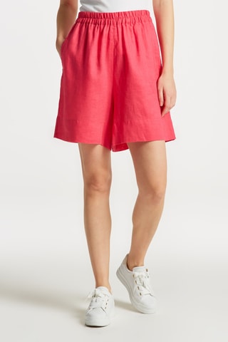 Short en lin - Fuchsia