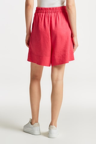 Short en lin - Fuchsia