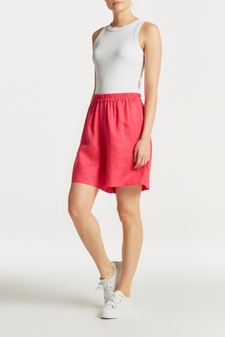 Short en lin - Fuchsia