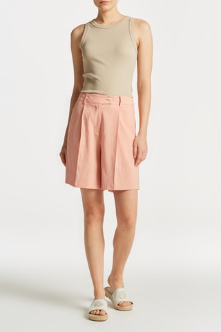 Short en lin - Orange
