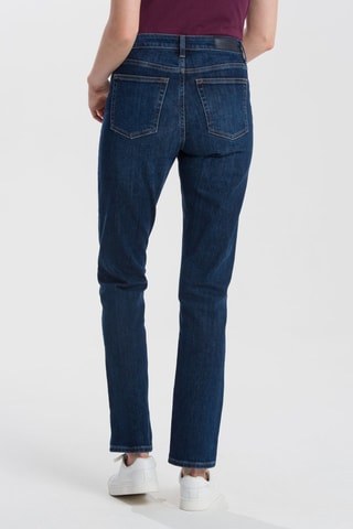 Jean slim taille haute - Bleu marine
