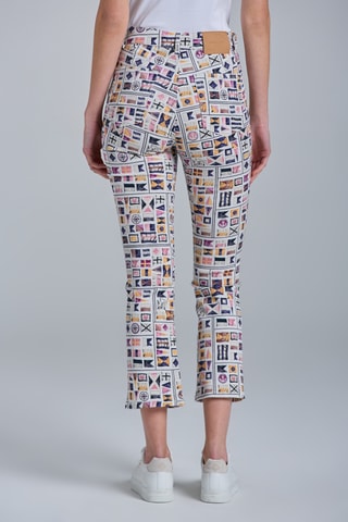 Jean staight taille haute - Blanc