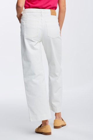 Jean wide legs taille haute - Ecru