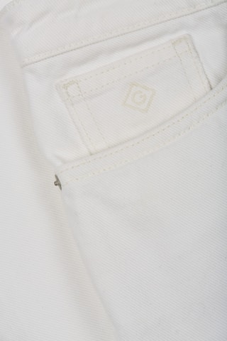 Jean wide legs taille haute - Ecru