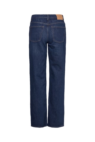 Jean relaxed taille haute - Bleu foncé