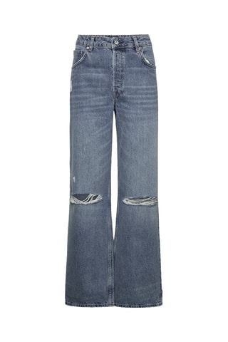 Jean loose taille haute - Bleu foncé