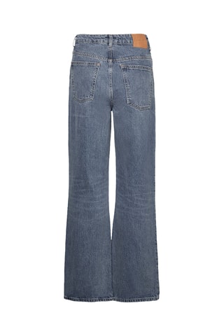 Jean loose taille haute - Bleu foncé