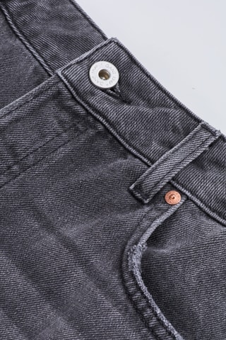 Jean regular taille haute - Noir
