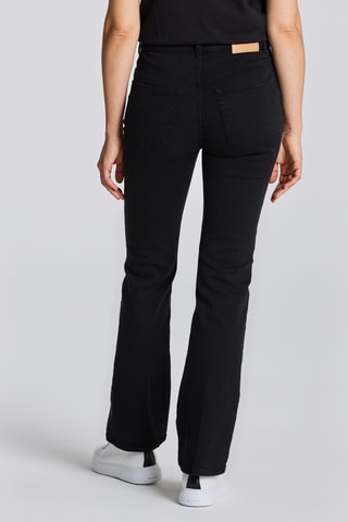 Jean flare taille haute - Noir