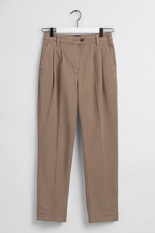 Chino taille haute - Kaki