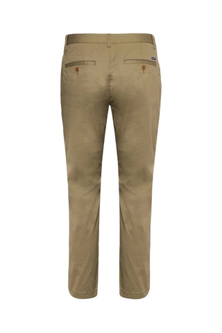Chino slim en coton biologique - Vert clair