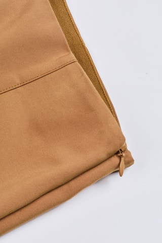 Pantalon slim taille haute - Camel