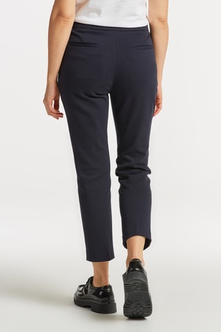 Pantalon slim taille haute - Bleu nuit