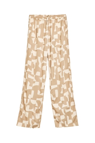 Pantalon wide legs - Beige