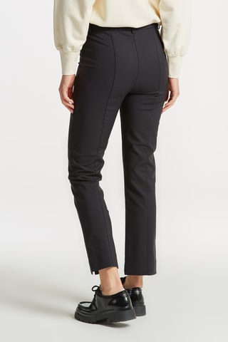 Pantalon slim taille haute - Noir