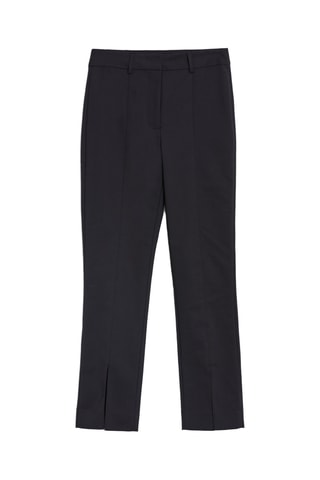 Pantalon slim taille haute - Noir
