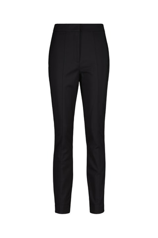 Pantalon slim taille haute - Noir