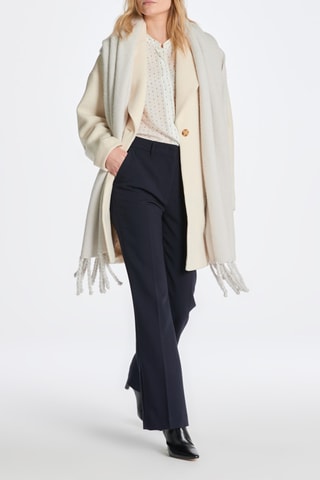 Pantalon slim taille haute - Bleu nuit