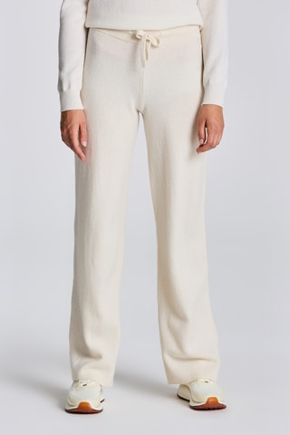 Pantalon en laine et cachemire - Ivoire