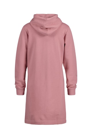 Robe sweat à capuche - Rose