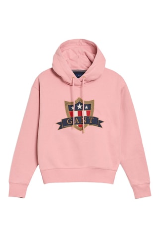 Sweat à capuche - Rose et bleu nuit