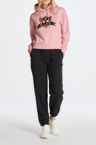 Sweat à capuche - Rose et bleu nuit