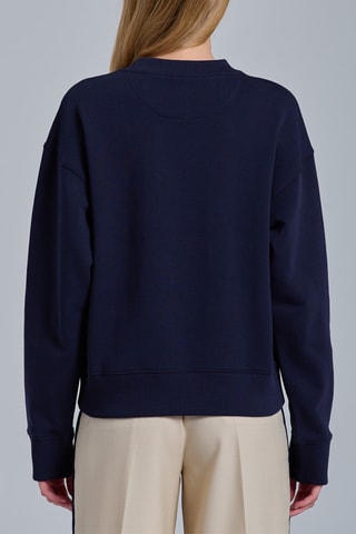 Sweat en coton biologique - Bleu nuit