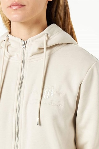 Sweat à capuche - Ecru