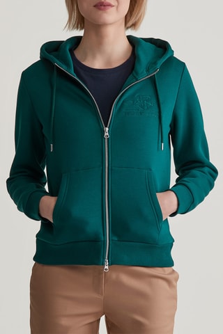 Sweat à capuche - Vert foncé