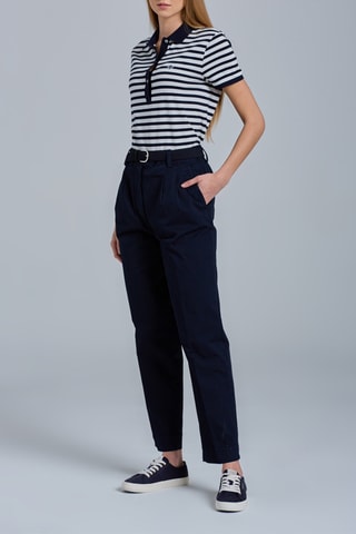 Polo droit - Bleu marine