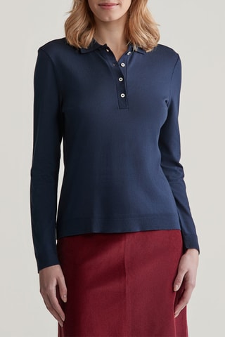Polo regular - Bleu marine