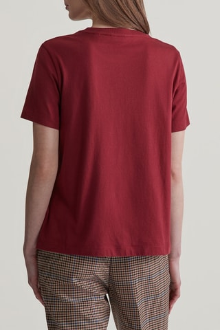 T-shirt en coton biologique - Rouge