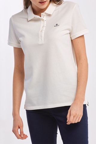 Polo droit - Blanc