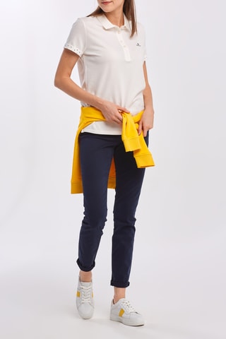 Polo droit - Blanc
