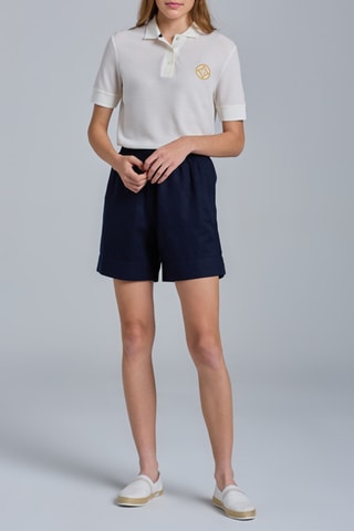 Polo droit - Ecru