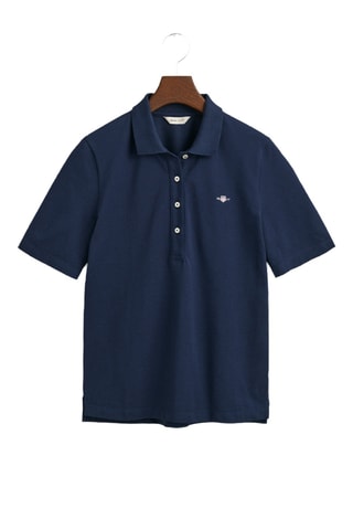 Polo slim - Bleu marine