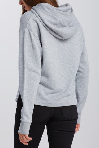 Sweat à capuche - Gris clair chiné