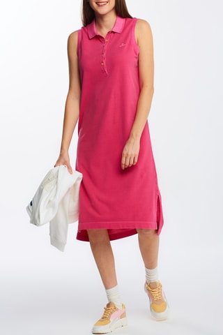 Robe polo - Rouge