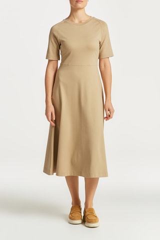 Robe midi - Marron