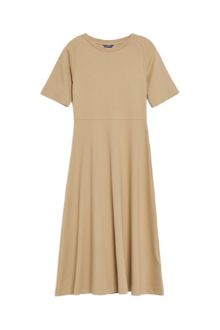 Robe midi - Marron