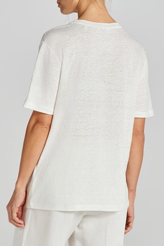 T-shirt en lin - Blanc
