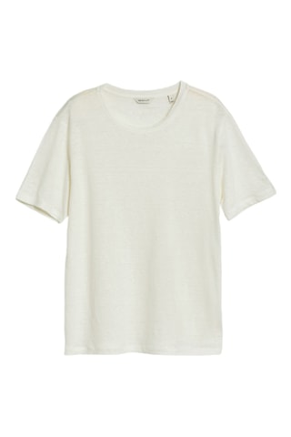 T-shirt en lin - Blanc
