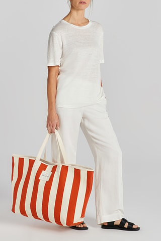 T-shirt en lin - Blanc