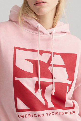 Sweat à capuche - Rose
