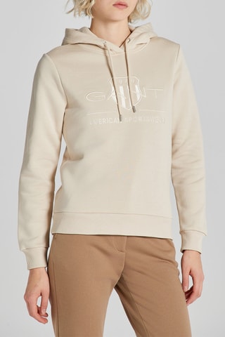 Sweat à capuche - Beige